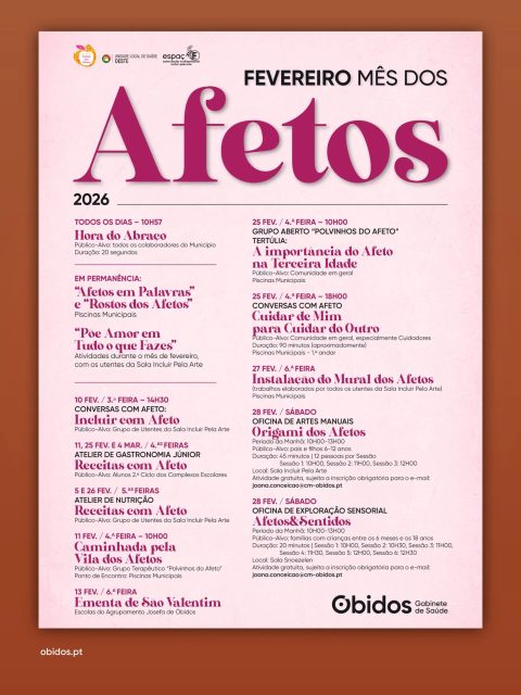 Município de Óbidos volta a celebrar fevereiro como Mês dos Afetos