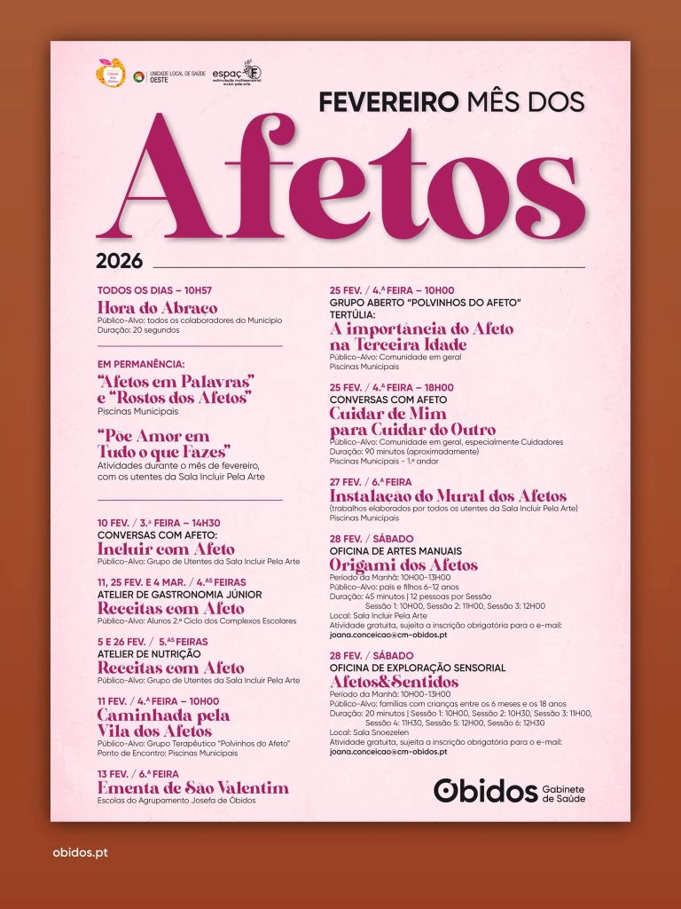 Município de Óbidos volta a celebrar fevereiro como Mês dos Afetos